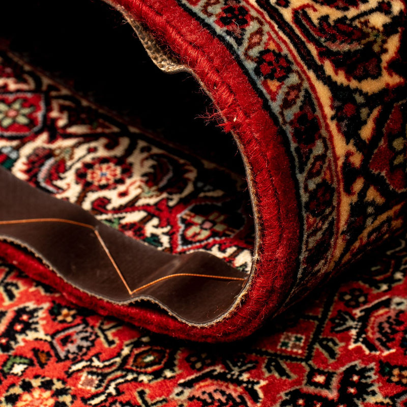 Løber Persisk tæppe - Bijar - 293 x 84 cm - mørkerød