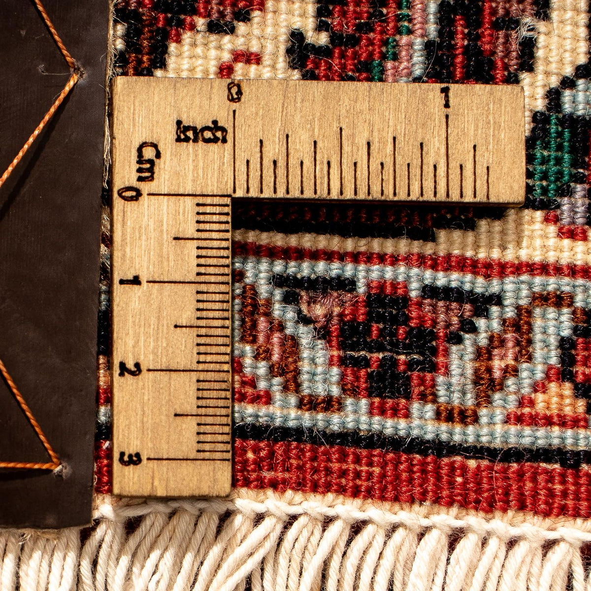 Løber Persisk tæppe - Bijar - 293 x 84 cm - mørkerød