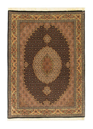 Persisk tæppe - Tabriz - Royal - 142 x 103 cm - mørkeblå