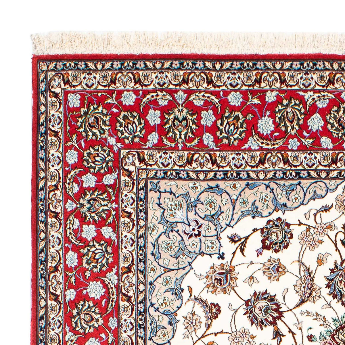 Persisk tæppe - Isfahan - Premium - 238 x 158 cm - beige