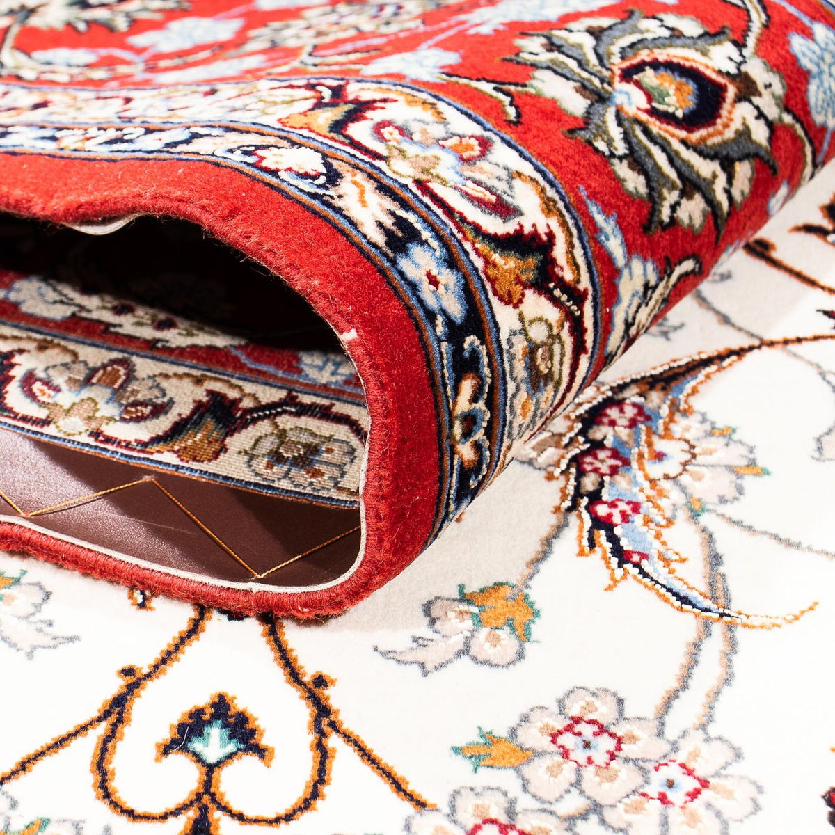 Persisk tæppe - Isfahan - Premium - 238 x 158 cm - beige