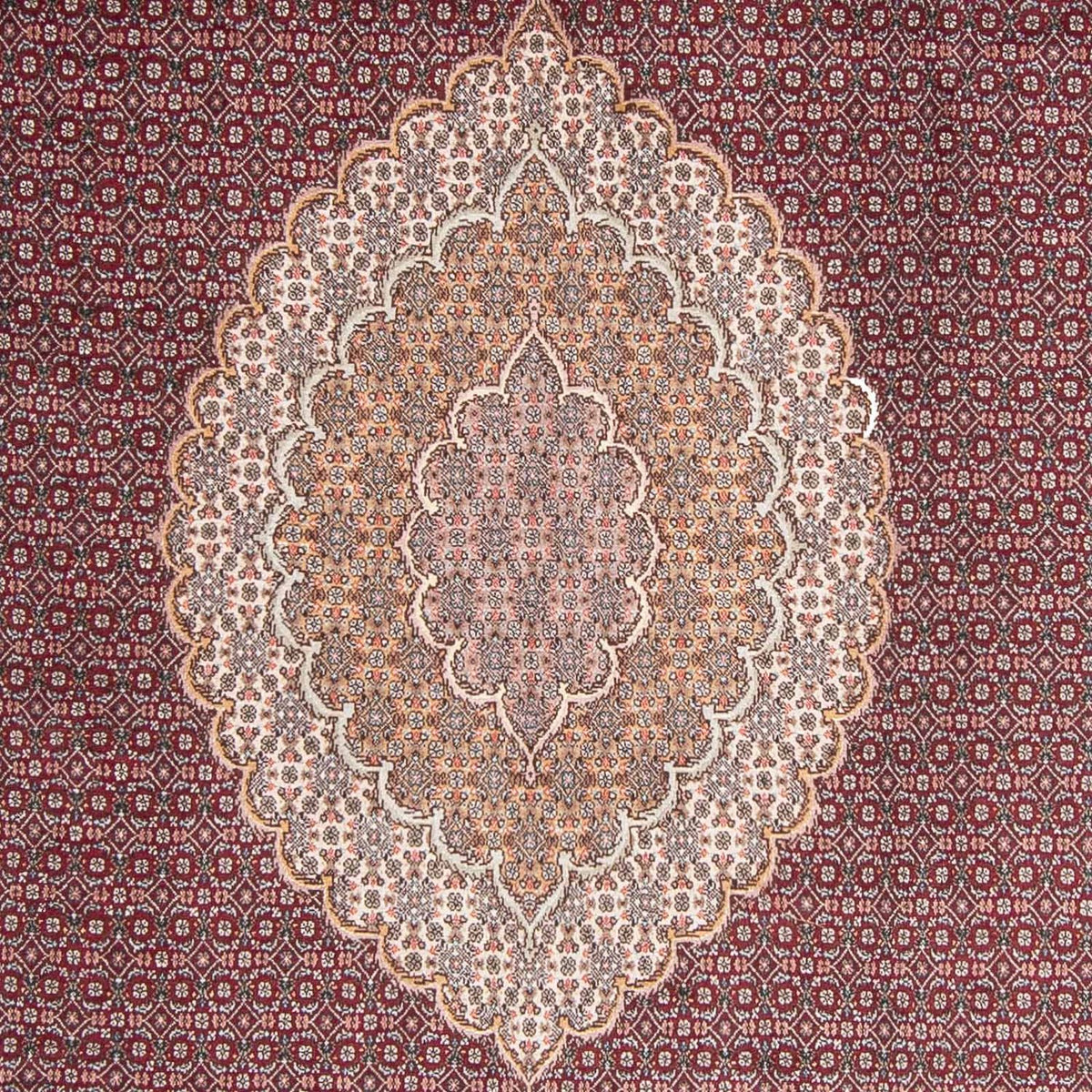 Persisk tæppe - Tabriz - 309 x 205 cm - rød