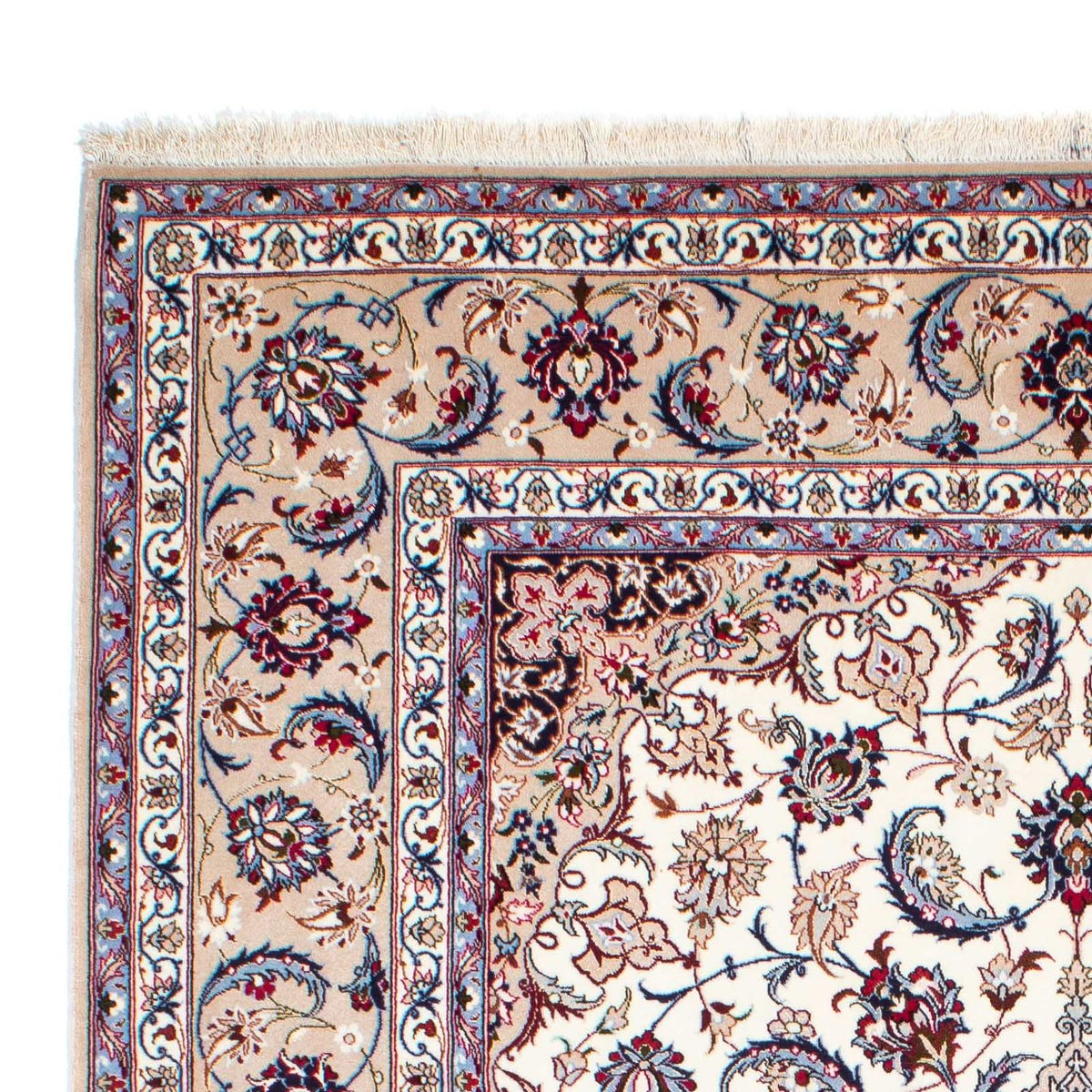 Persisk tæppe - Isfahan - Premium - 243 x 162 cm - beige