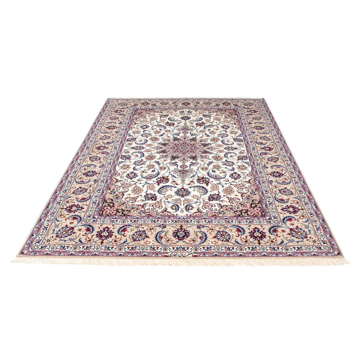 Persisk tæppe - Isfahan - Premium - 243 x 162 cm - beige