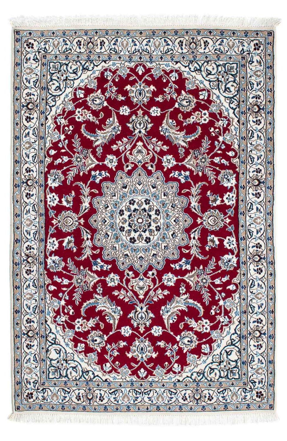 Persisk tæppe - Nain - Royal - 171 x 112 cm - mørkerød