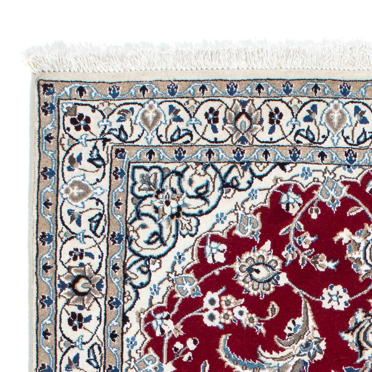 Persisk tæppe - Nain - Royal - 171 x 112 cm - mørkerød