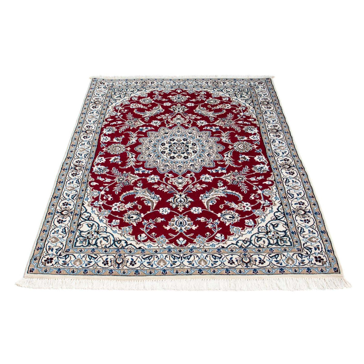 Persisk tæppe - Nain - Royal - 171 x 112 cm - mørkerød