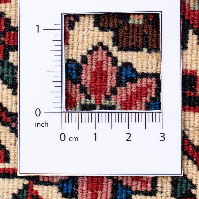 Persisk tæppe - Bijar - 248 x 174 cm - rød