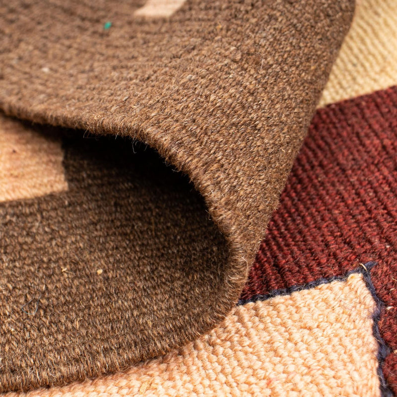 Kelim-tæppe - orientalsk - 158 x 120 cm - lys brun