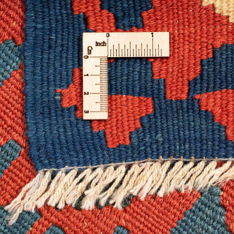 Kelim-tæppe - orientalsk - 221 x 152 cm - flerfarvet