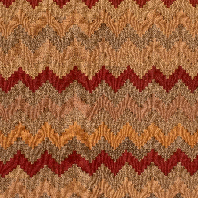Kelim-tæppe - orientalsk - 214 x 144 cm - brun