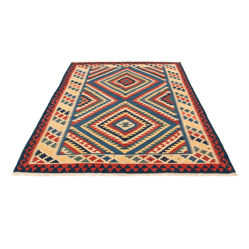Kelim-tæppe - orientalsk - 217 x 153 cm - flerfarvet
