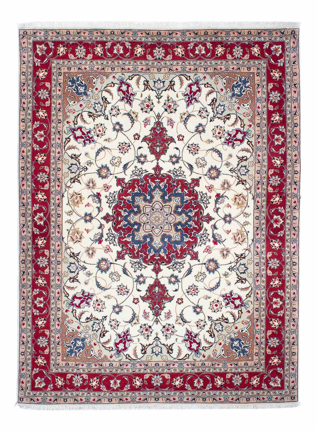 Persisk tæppe - Tabriz - Royal - 203 x 151 cm - beige