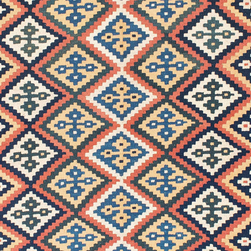 Kelim-tæppe - orientalsk - 191 x 153 cm - beige