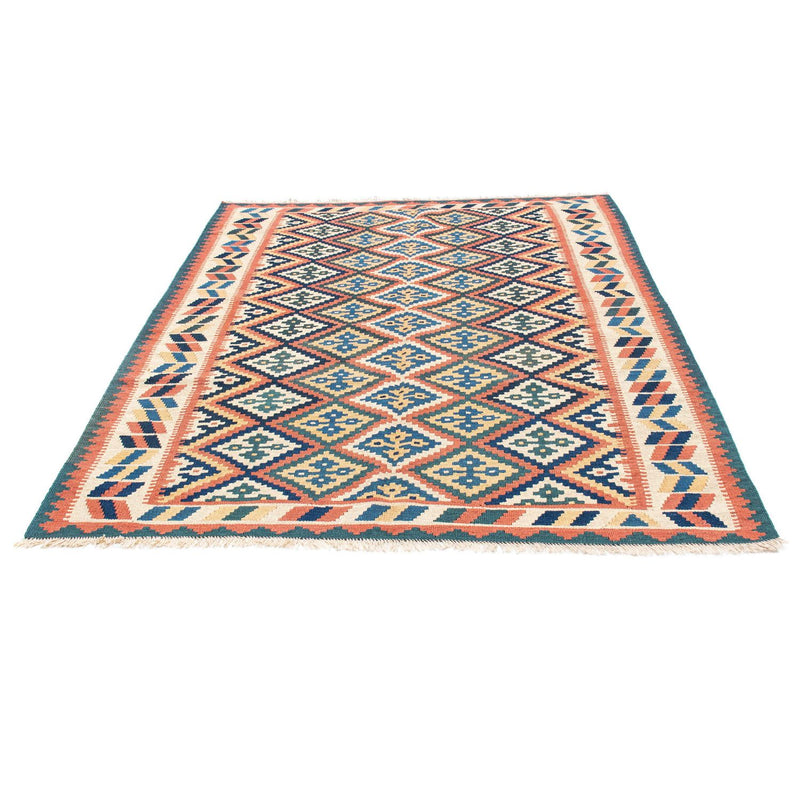 Kelim-tæppe - orientalsk - 191 x 153 cm - beige