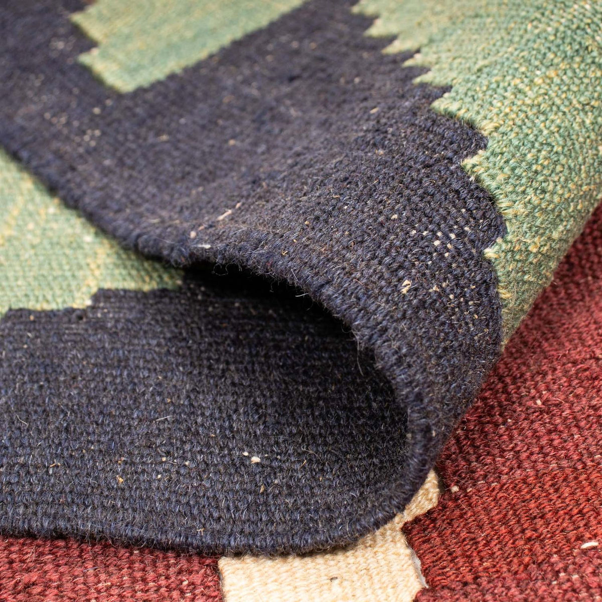 Kelim-tæppe - orientalsk - 256 x 180 cm - flerfarvet