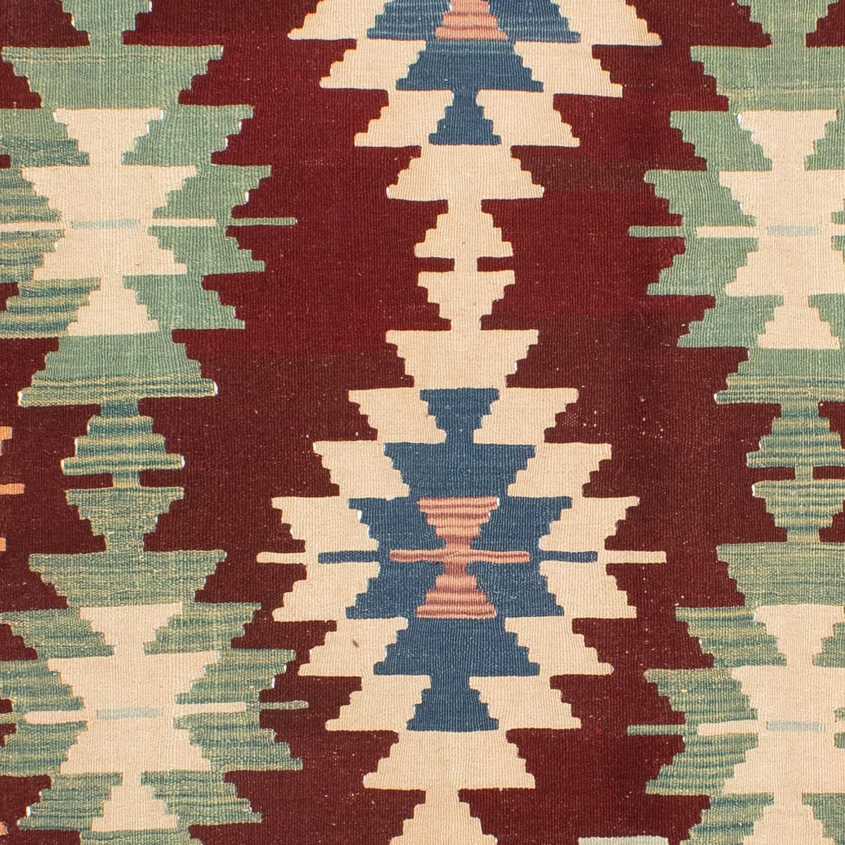 Kelim-tæppe - orientalsk - 265 x 190 cm - mørkerød