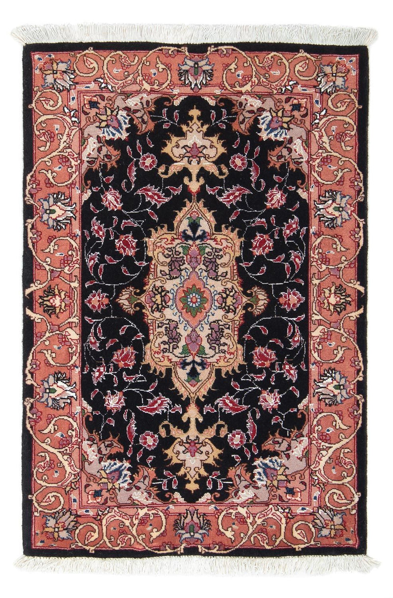 Persisk tæppe - Tabriz - Royal - 91 x 61 cm - mørkeblå
