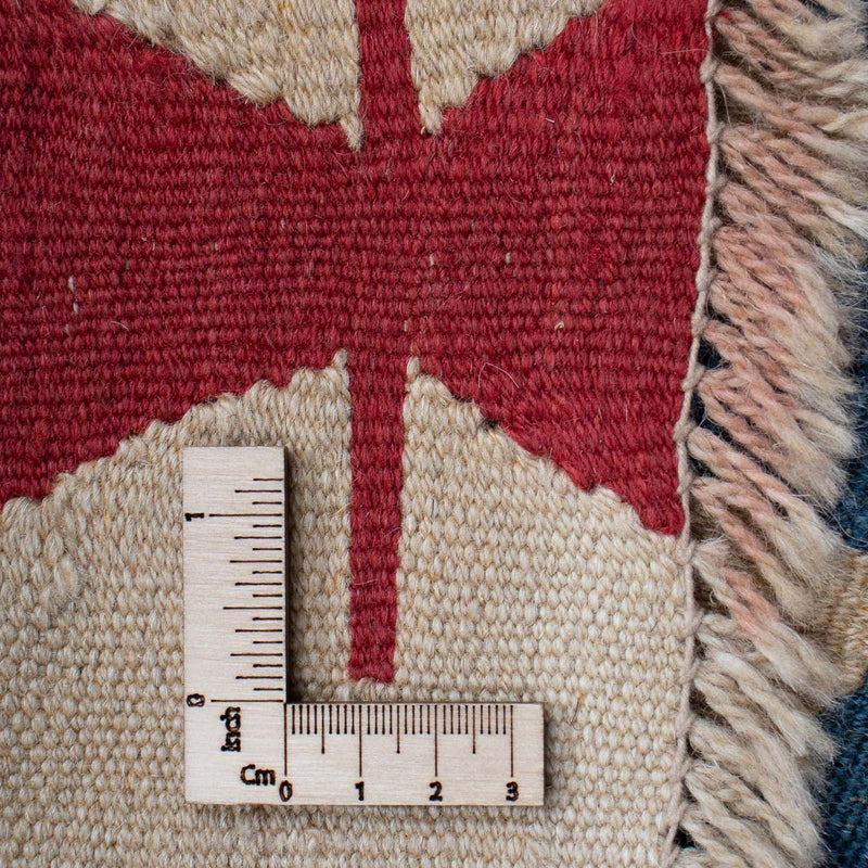 Kelim-tæppe - orientalsk - 160 x 115 cm - blå