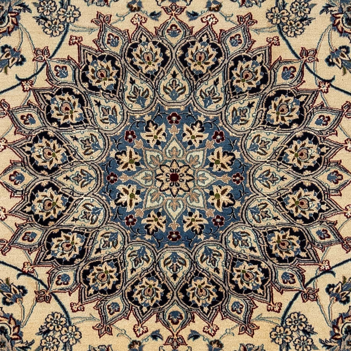 Persisk tæppe - Nain - Royal - 353 x 252 cm - mørk beige