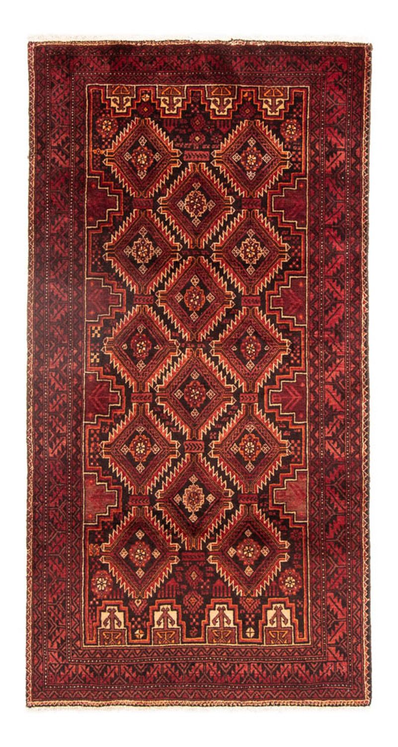 Løber Baluch-tæppe - 196 x 97 cm - flerfarvet