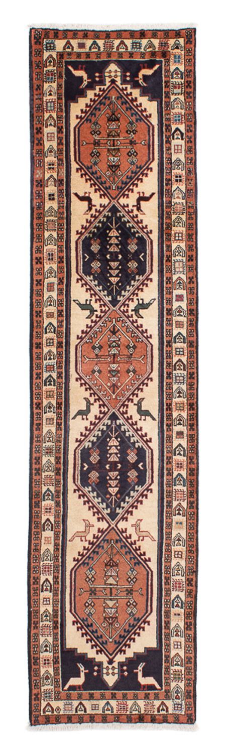 Løber Persisk tæppe - Nomadisk - 296 x 72 cm - beige