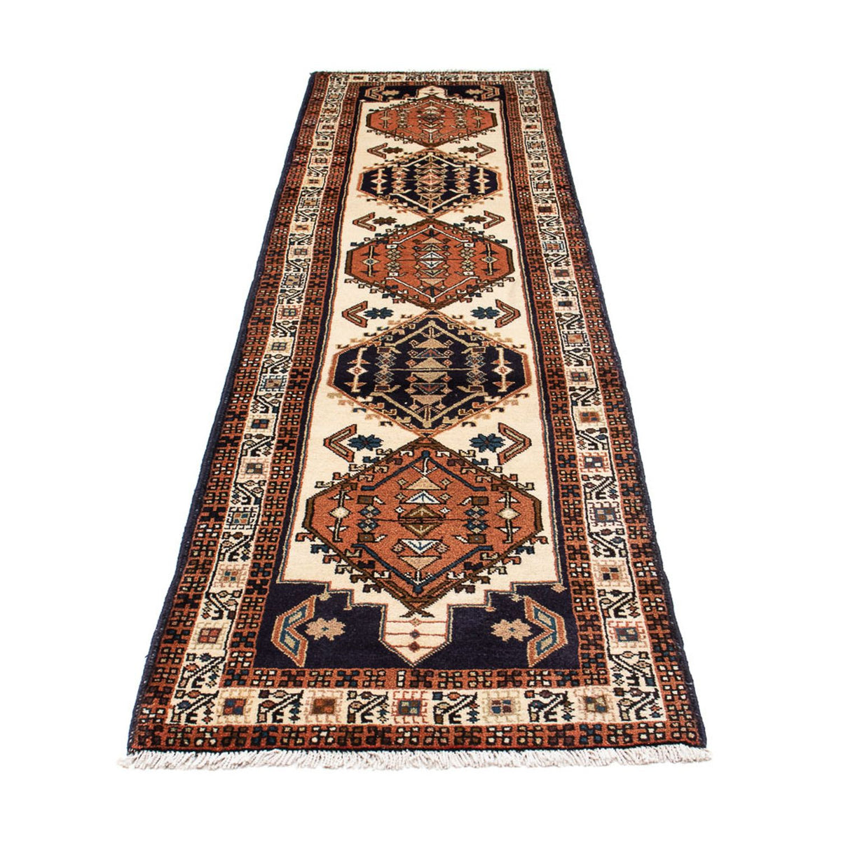 Løber Persisk tæppe - Nomadisk - 276 x 69 cm - beige
