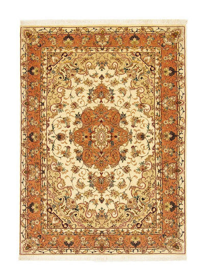 Tabriz - 50 Raj Tæppe 103x143cm - Persisk tæppe