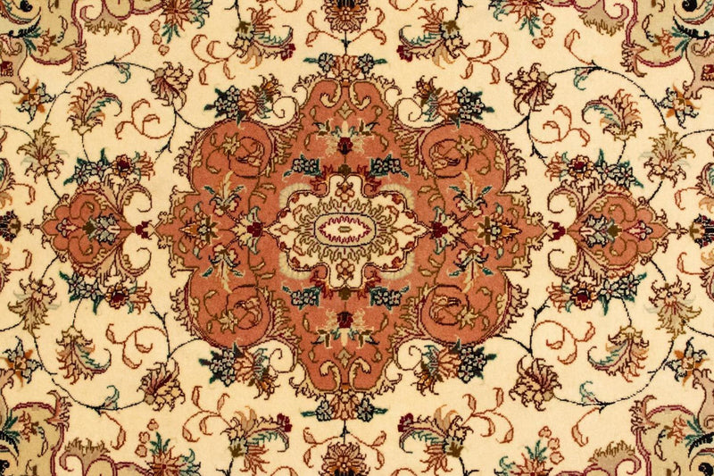 Persisk tæppe - Tabriz - Royal - 143 x 103 cm - beige