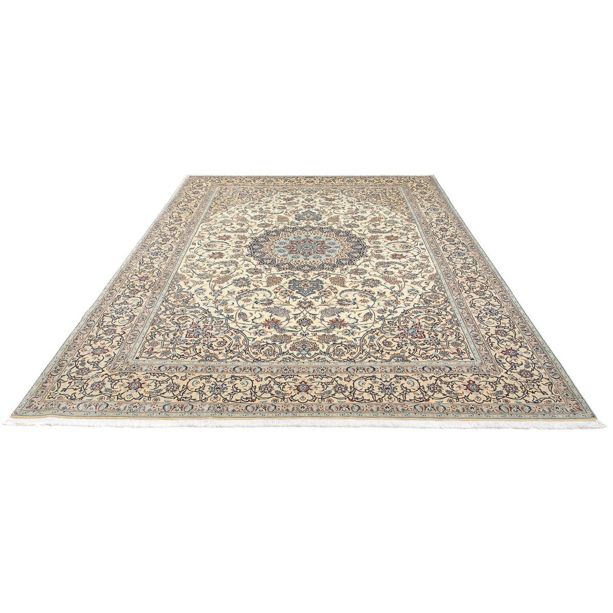 Persisk tæppe - Nain - Premium - 310 x 213 cm - beige