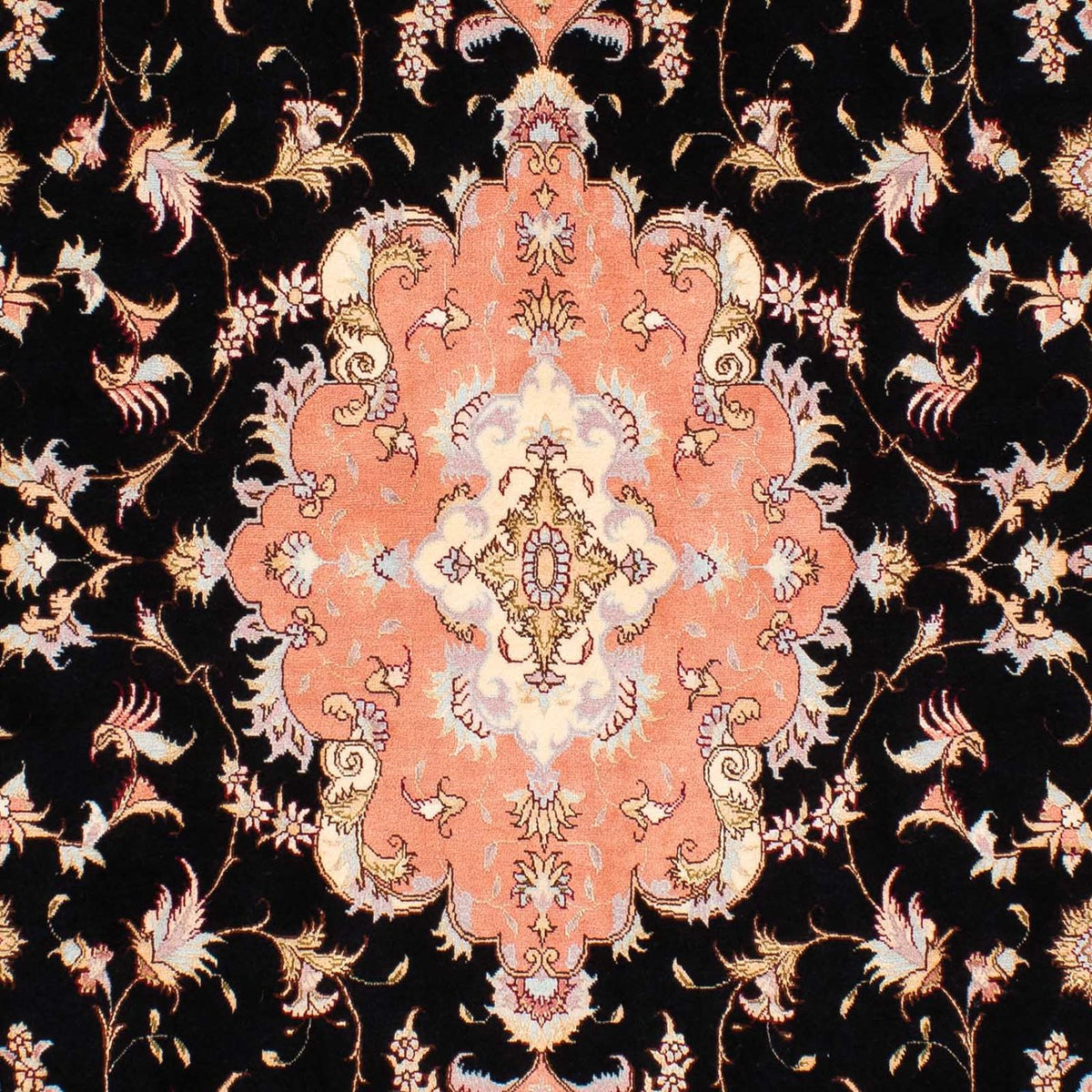 Persisk tæppe - Tabriz - Royal - 238 x 170 cm - mørkeblå