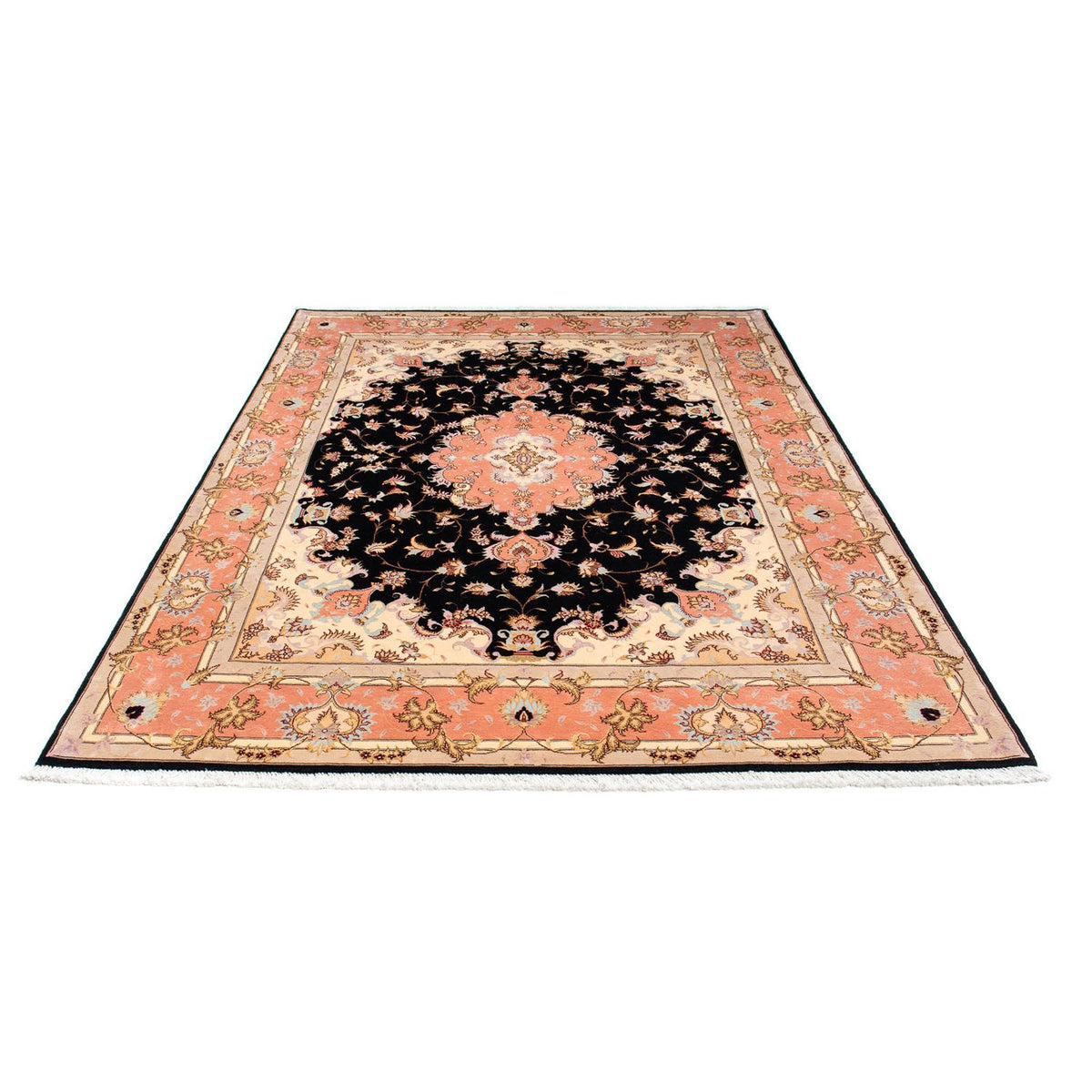 Persisk tæppe - Tabriz - Royal - 238 x 170 cm - mørkeblå