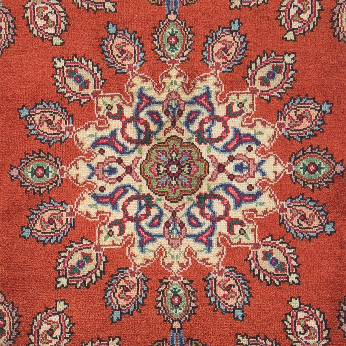 Persisk tæppe - Tabriz - 84 x 61 cm - rust