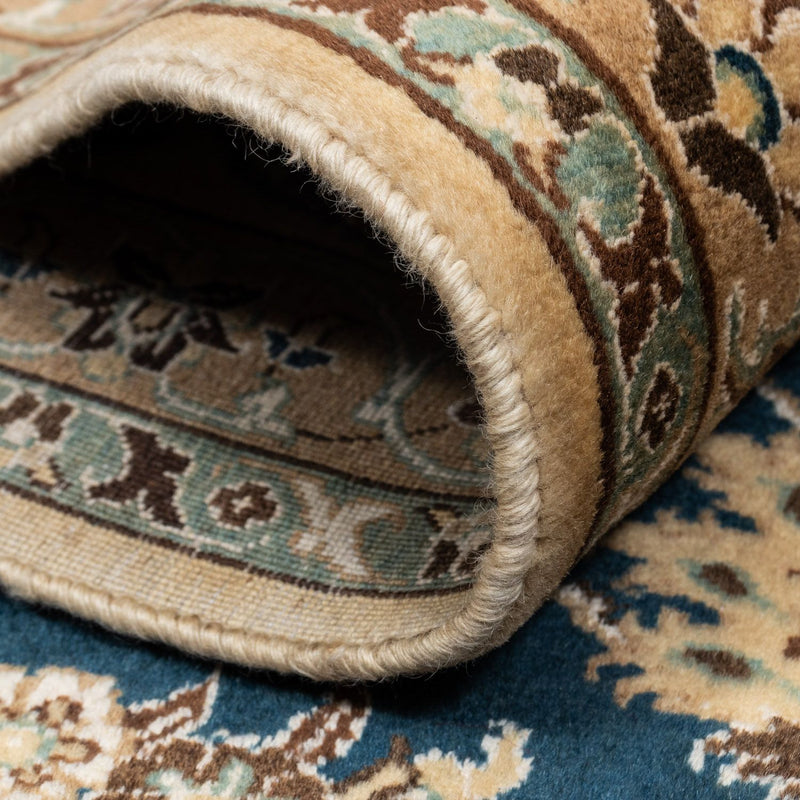 Persisk tæppe - Nain - Royal - 339 x 250 cm - mørkeblå