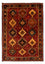 Persisk tæppe - Nomadisk - 282 x 200 cm - mørkerød