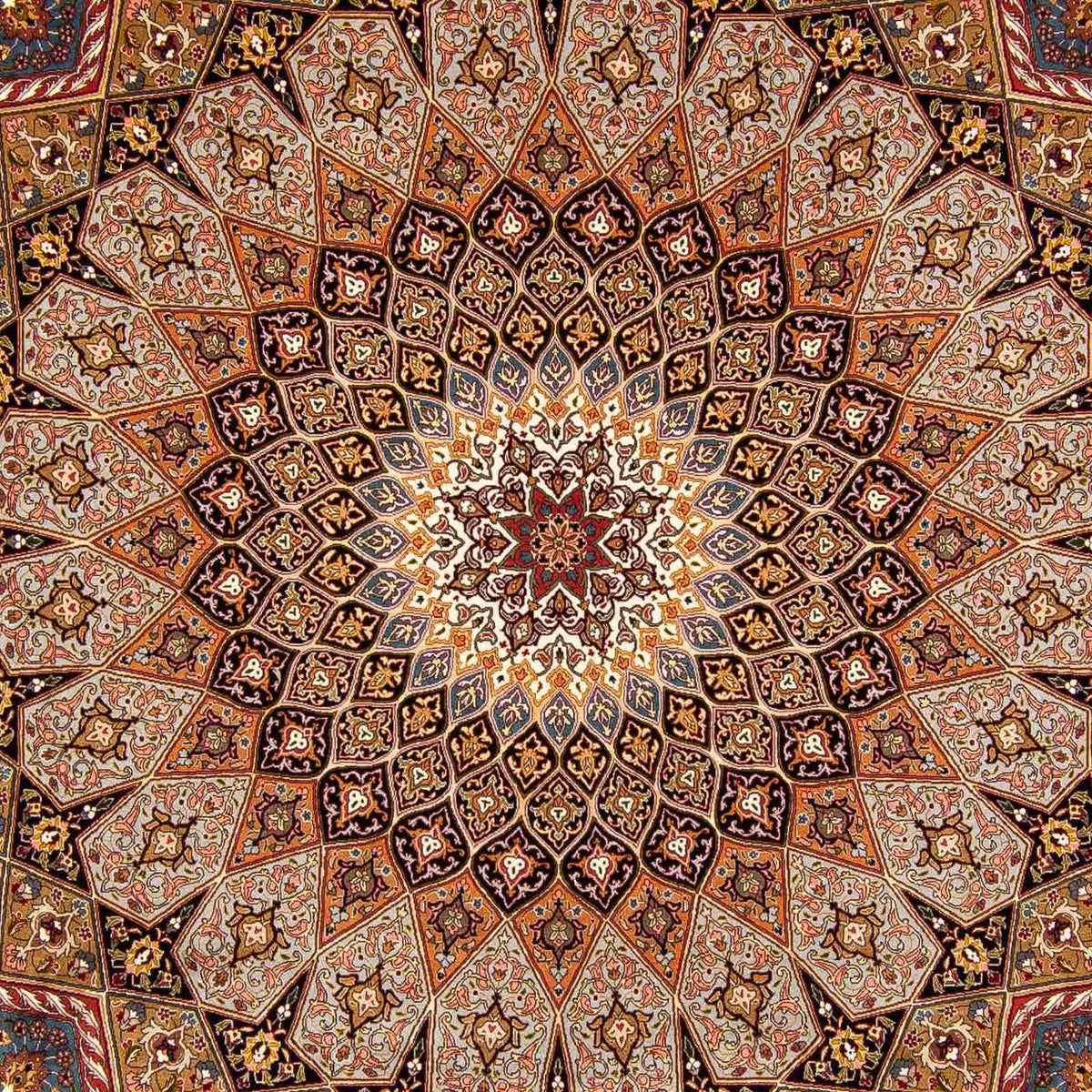 Persisk tæppe - Tabriz - Royal - 403 x 300 cm - flerfarvet