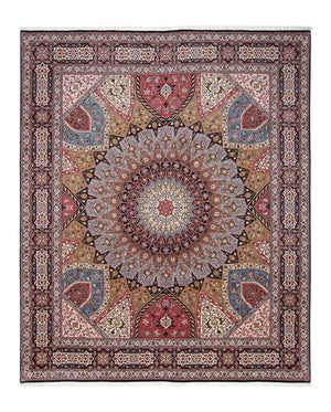 Persisk tæppe - Tabriz - Royal - 303 x 256 cm - flerfarvet