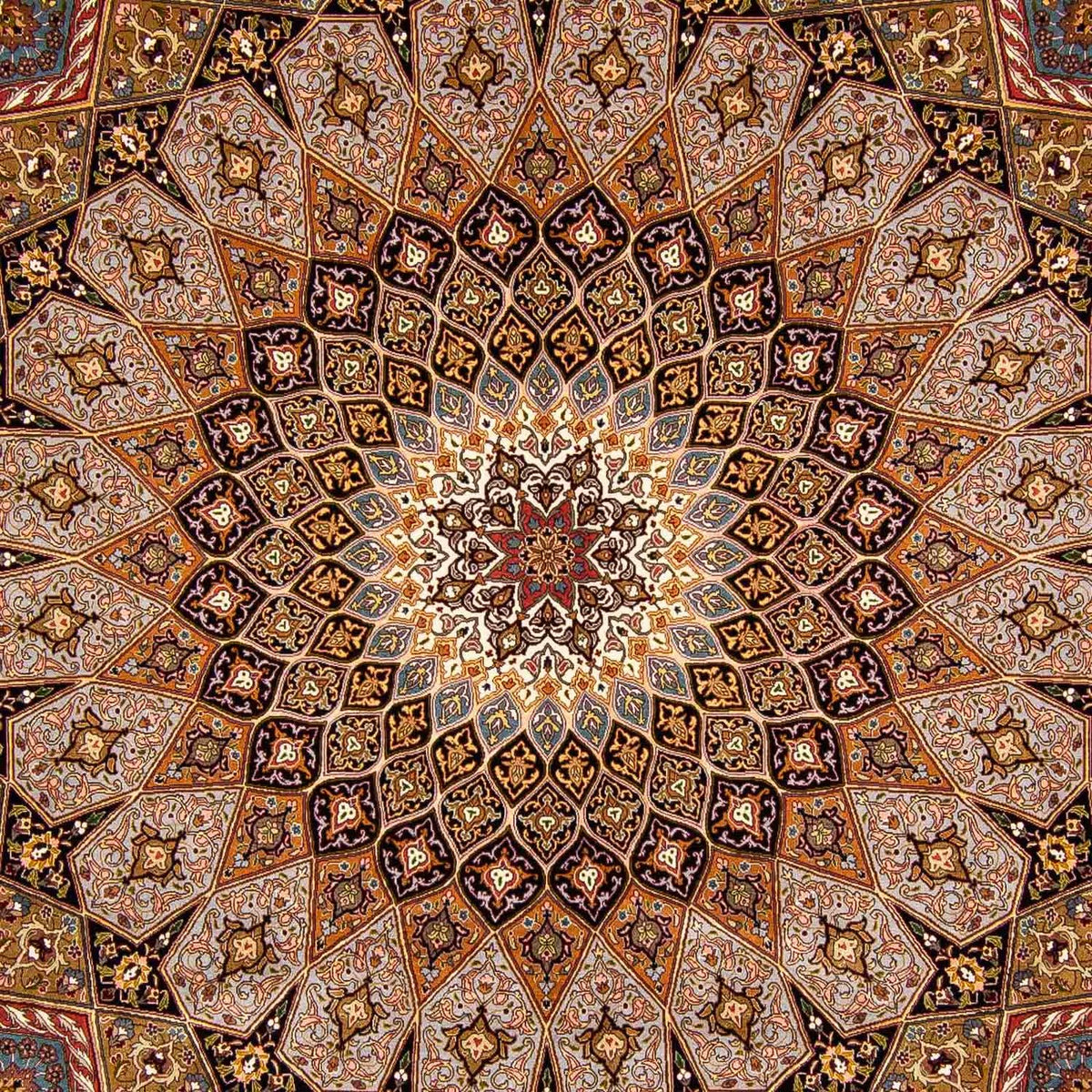 Persisk tæppe - Tabriz - Royal - 400 x 300 cm - flerfarvet