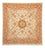 Persisk tæppe - Tabriz - Royal firkantet - 212 x 205 cm - beige