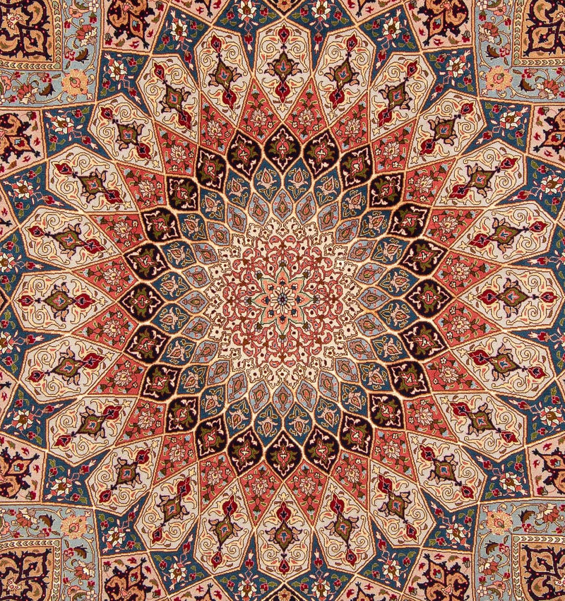 Persisk tæppe - Tabriz - Royal - 255 x 204 cm - flerfarvet