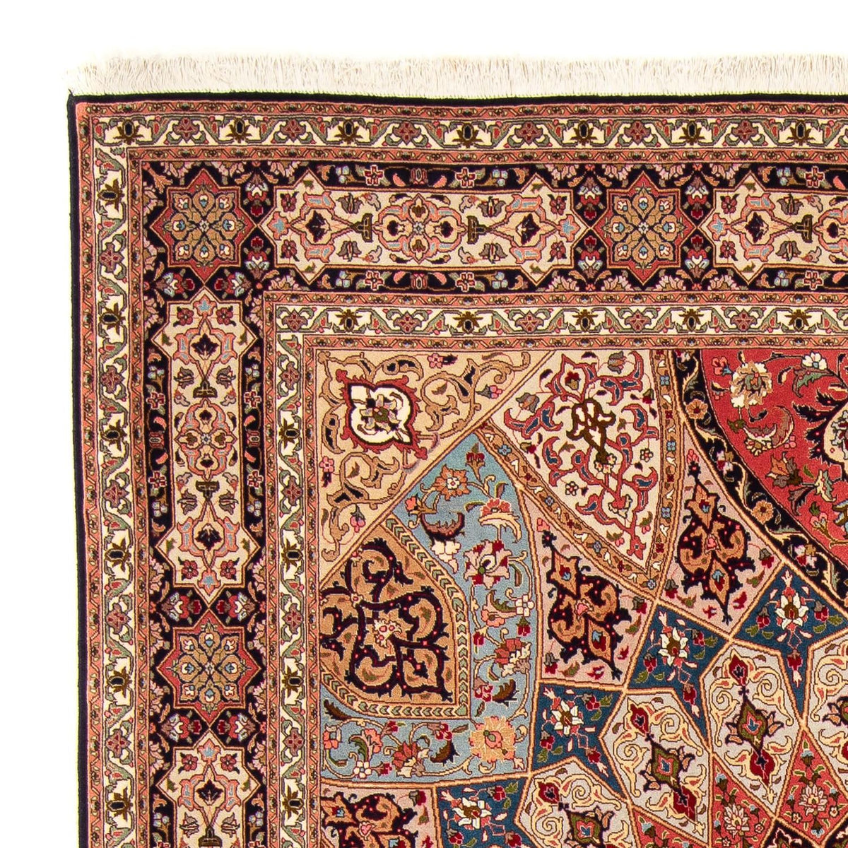 Persisk tæppe - Tabriz - Royal - 255 x 204 cm - flerfarvet