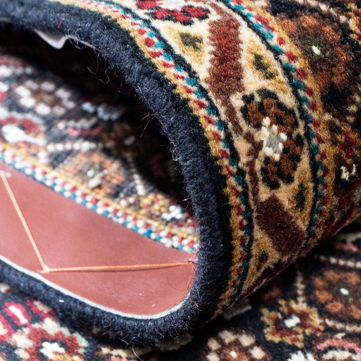 Løber Persisk tæppe - Tabriz - 206 x 70 cm - mørkeblå