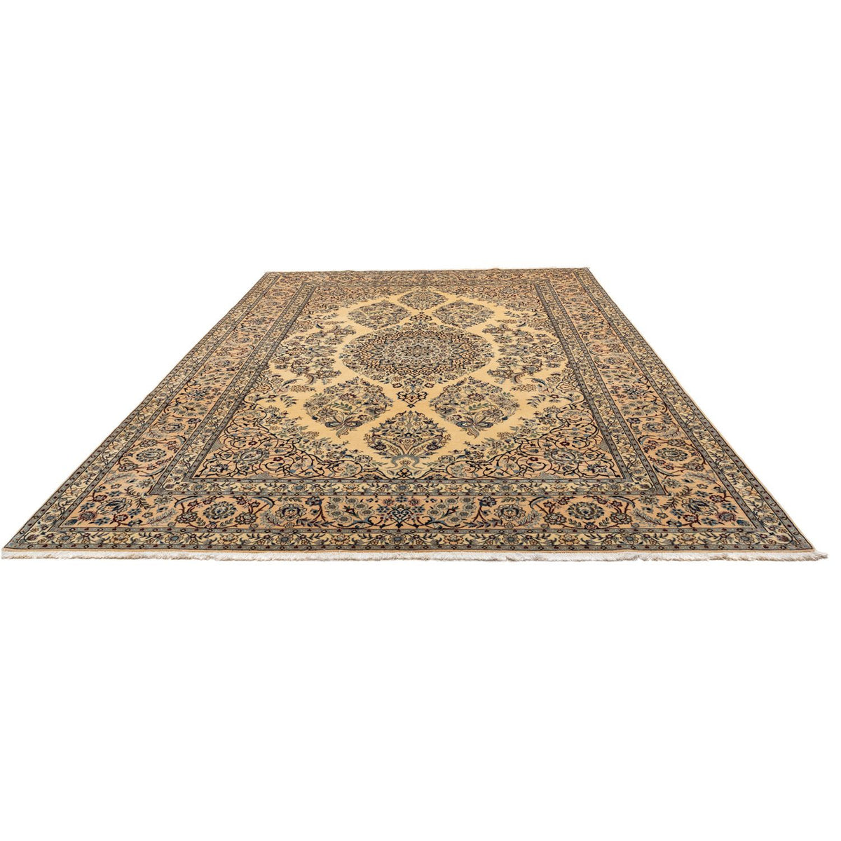 Persisk tæppe - Nain - Royal - 348 x 250 cm - beige