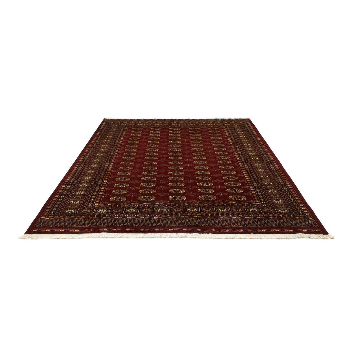 Afghansk tæppe - Bukhara - 240 x 203 cm - rød