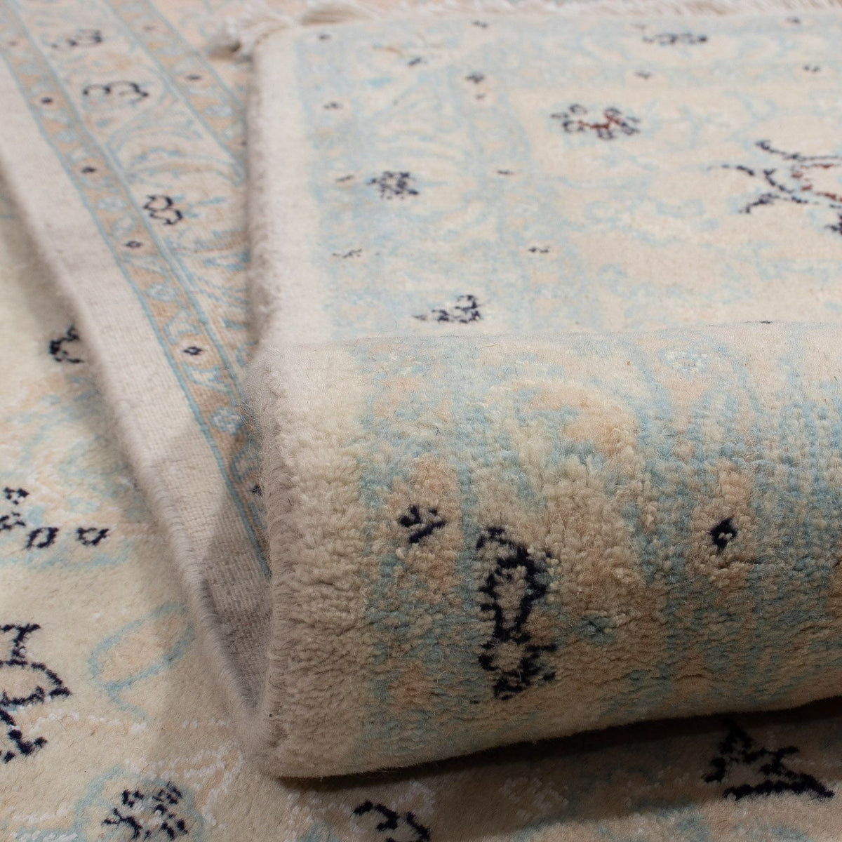 Persisk tæppe - Nain - 350 x 248 cm - lys brun