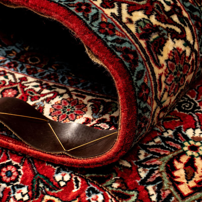 Løber Persisk tæppe - Bijar - 298 x 83 cm - mørkerød