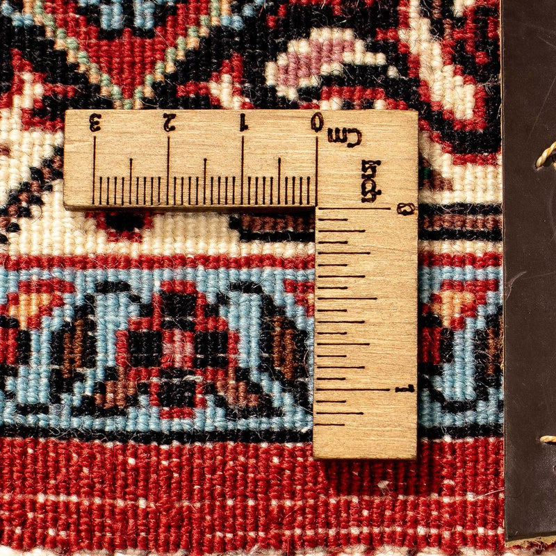 Løber Persisk tæppe - Bijar - 298 x 83 cm - mørkerød