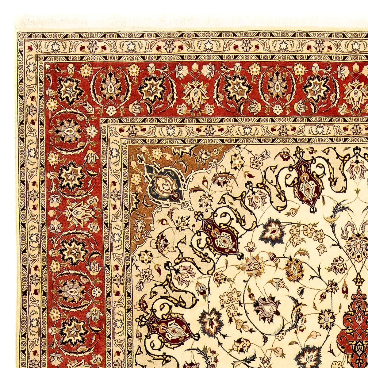 Persisk tæppe - Tabriz - Royal - 349 x 252 cm - beige