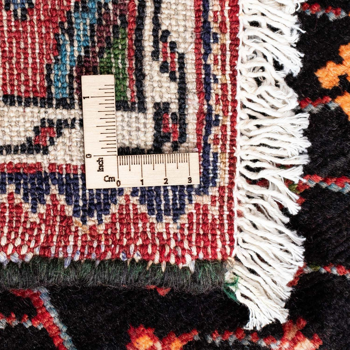 Persisk tæppe - Nomadisk - 128 x 94 cm - lysrød