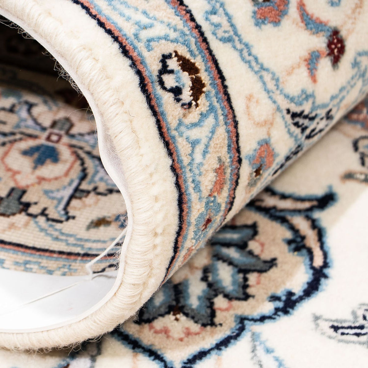 Persisk tæppe - Nain - Royal - 203 x 138 cm - beige